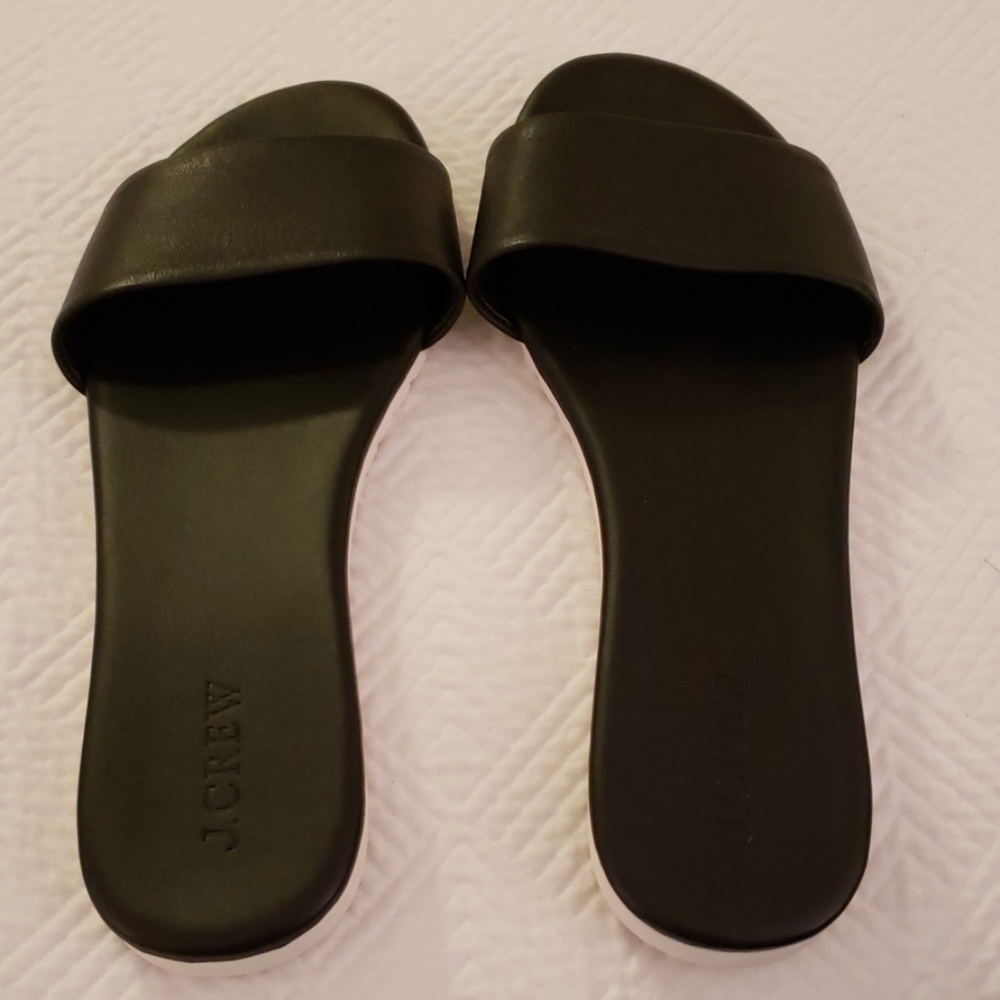 Black J. Crew Sandal